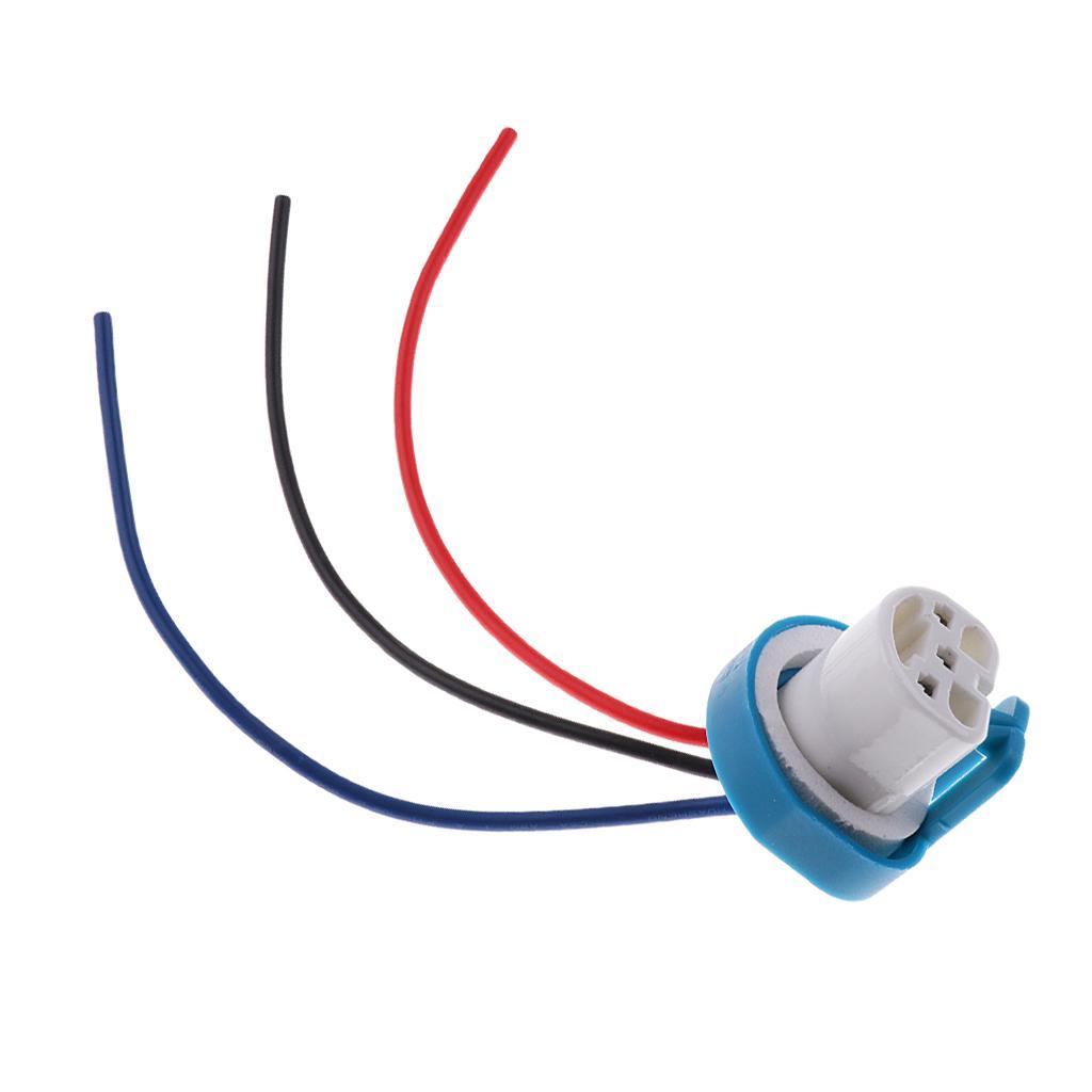 9007 Headlight Light Replacement Holder Female Socket Wire Harness Adapter