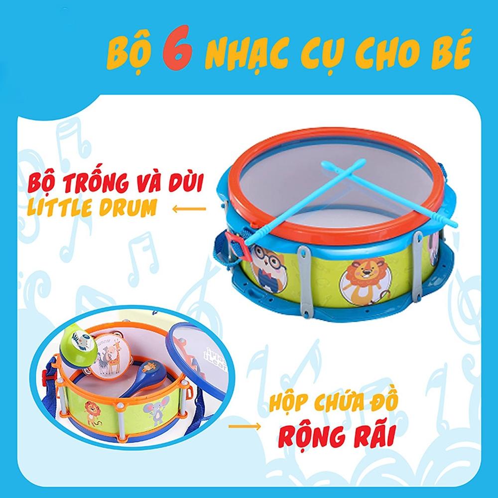 Bộ Đồ Chơi 6 Nhạc Cụ Cho Bé - Peek A Boo PAB015