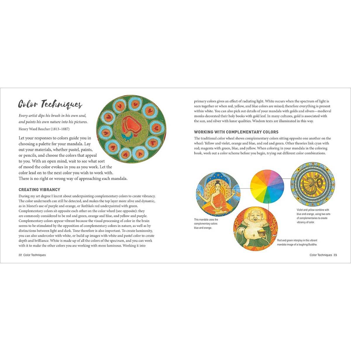 Sách Mindful Colouring: 100 Mandalas and Patterns to Colour in for Peace and Calm