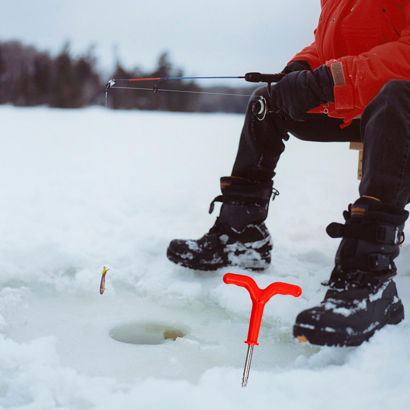 2 Pack Ice Fishing Rod Holder Fishing Ground Support Stand