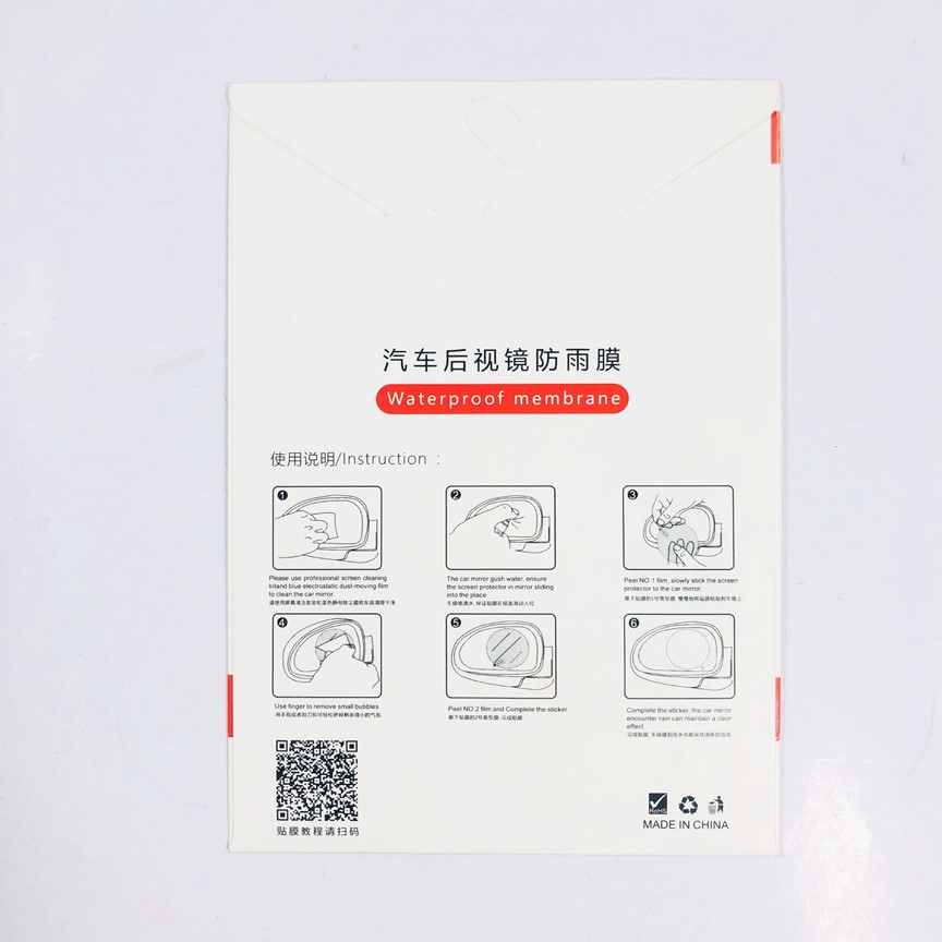 Miếng dán gương chiếu hậu chống nước oto