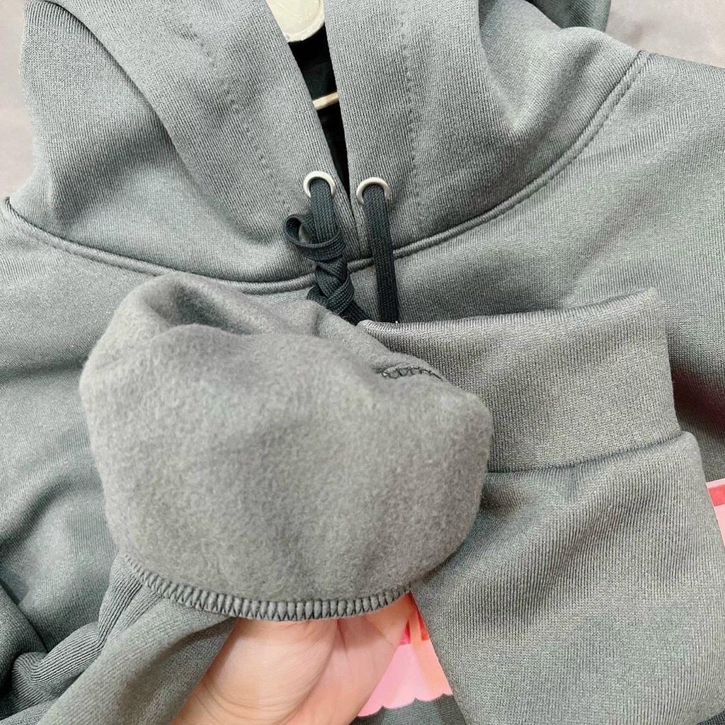 Áo Hoodie Nỉ Bông BANUR Nón 2 Lớp Form Rộng Nam Nữ Unisex Phong Cách Ulzzang