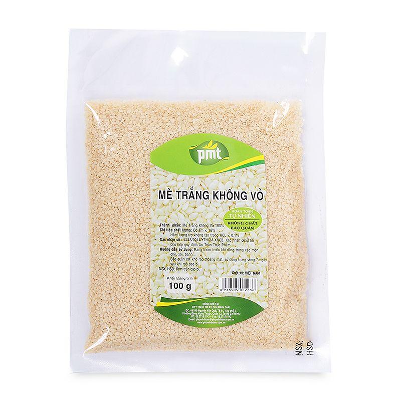 Mè Trắng Không Vỏ Phú Minh Tâm 100G – 8938505002286
