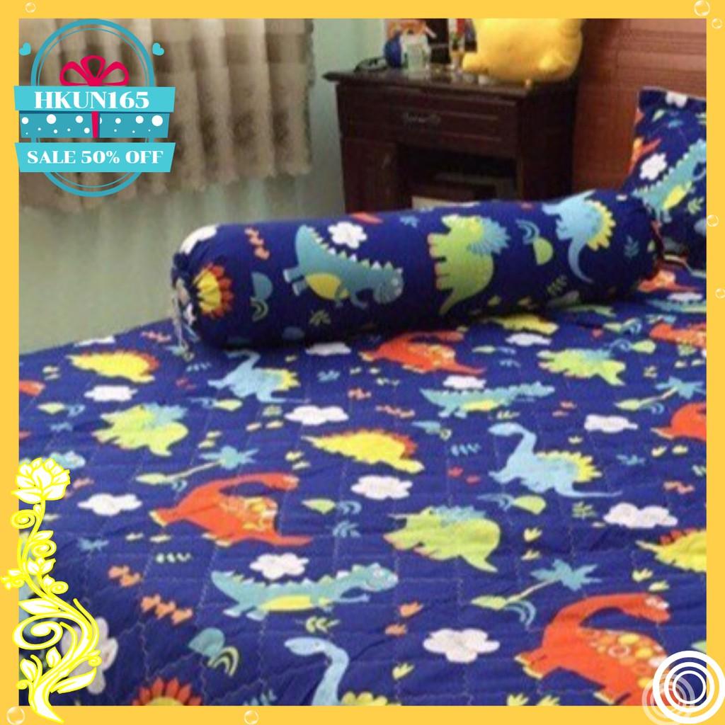 rẻ nhất vỏ gối ôm 35x100cm mẫu khủng long xanh