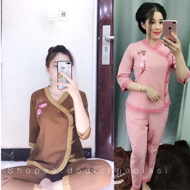 ĐỒ LAM ĐI CHÙA Cổ Tim Nữ s2
