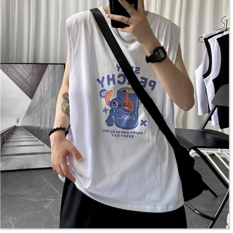 Áo thun ba lỗ NAM HOẠ TIẾT HOẠT HÌNH CỰC ĐẸP 2021 KME STORE