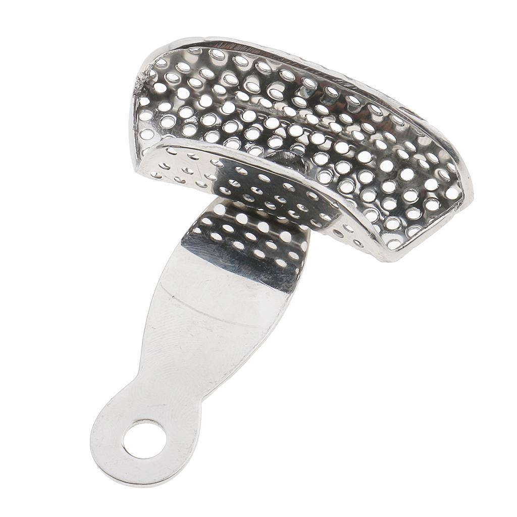 3pcs Stainless Steel Impression Teeth Tray Autoclavable