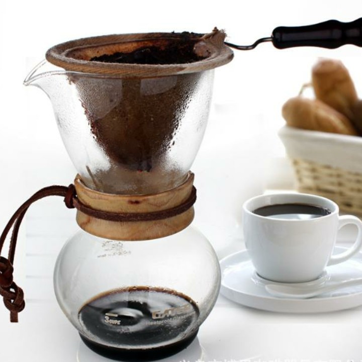 Bình pha cafe Drip coffee vợt 400ml