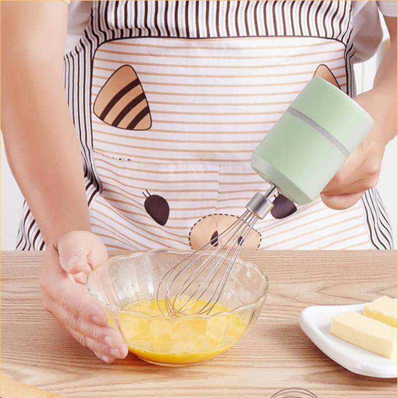 1 Cái Trứng Be Cà Phê Sữa Uống Đánh Trộn Đầu Eggbeater Frother Khuấy USB Sạc Cầm Tay FoodBlender Đánh Trứng