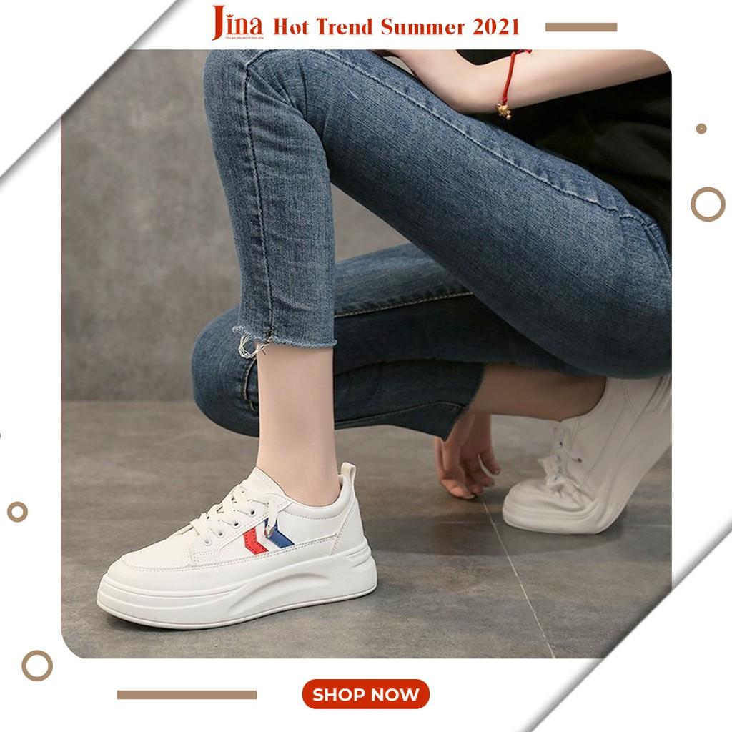 Giày Jina 1822 Sport Hàng CAO CẤP, Sneaker độn đế cao 5cm hách chiều cao chót vót cho chị em