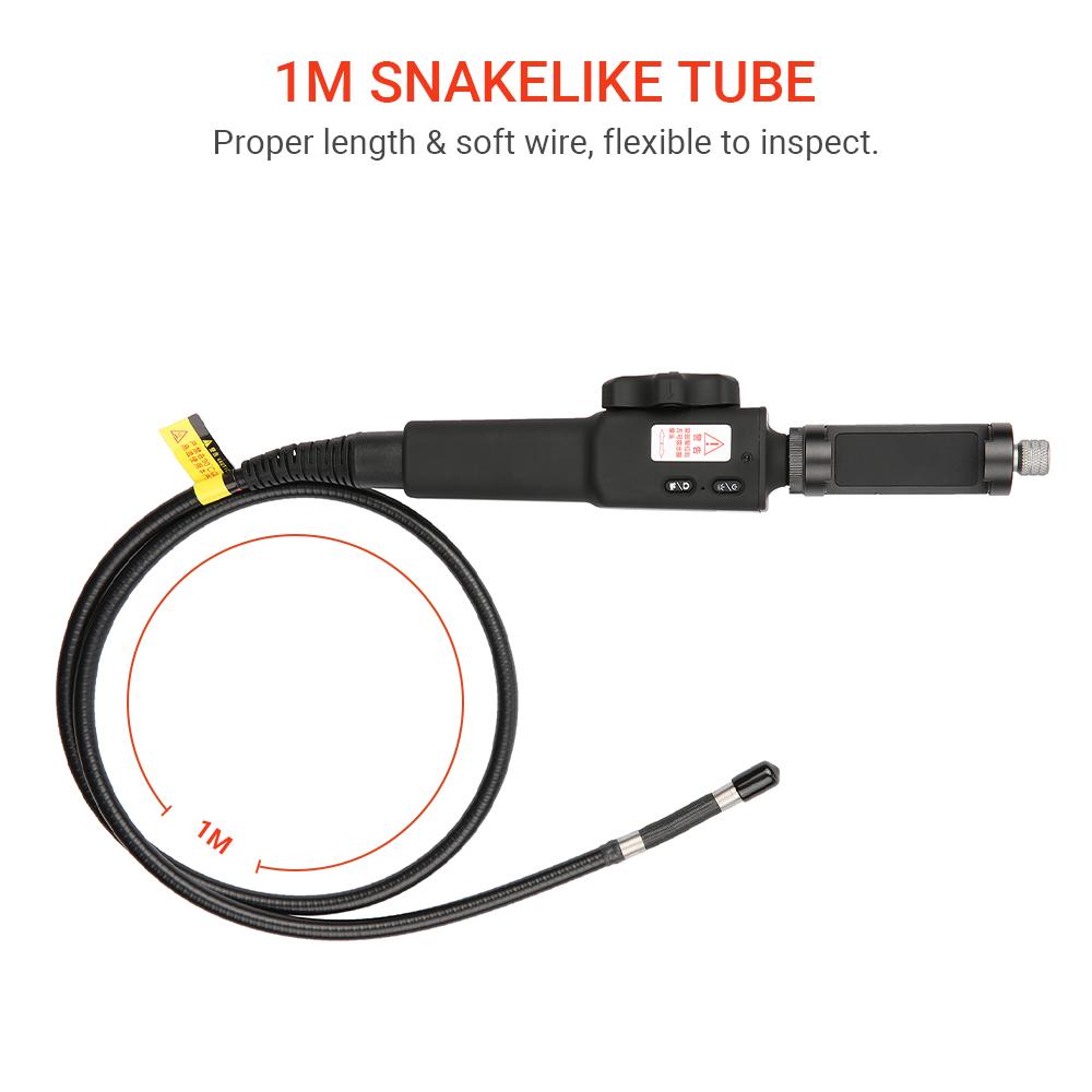 Multifunctional Steering Endoscope Photo Taking & Video Recording Industrial Manual Steerable Endoscope with 1m