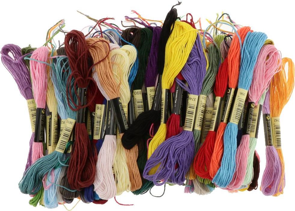 Đầy Đủ các Thêu Bộ Khởi Đầu Chữ Thập Bộ Dụng Cụ Bao Gồm 100 Sợi Tre Thêu Vòng Kim