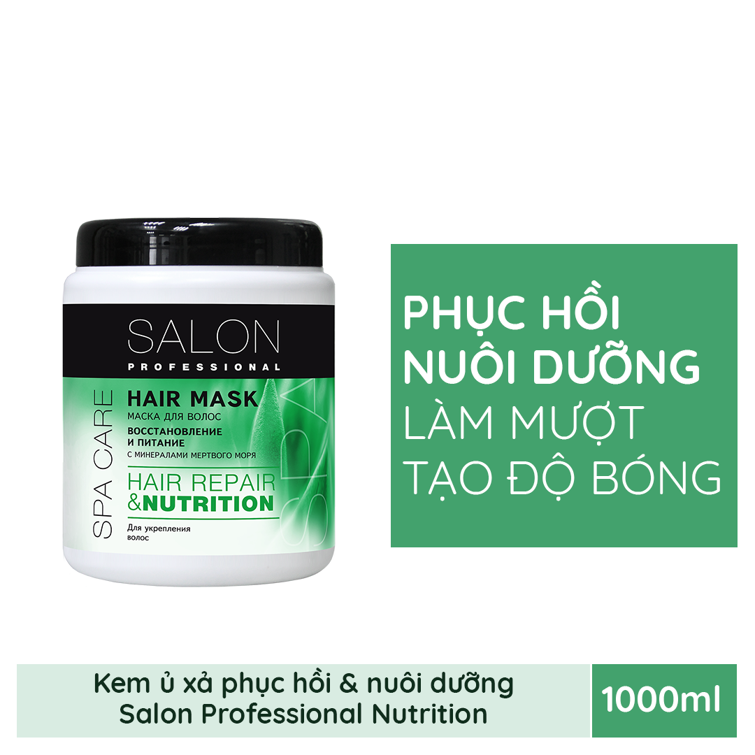 Kem ủ Salon Professional phục hồi và nuôi dưỡng tóc 1000ml