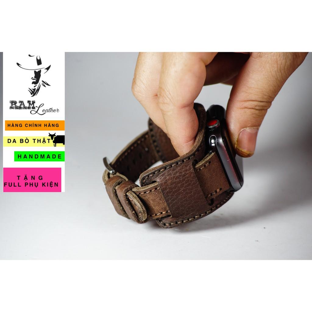 Dây đồng hồ da bò handmade - RAM 1951 + B2