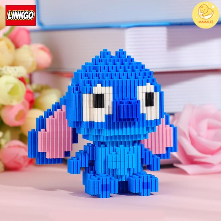 Lego 3D Stitch Size To 800 Mảnh - Đồ Chơi Lắp Ráp Mô Hình Nhân Vật Hoạt Hình Lilo &amp; Stitch