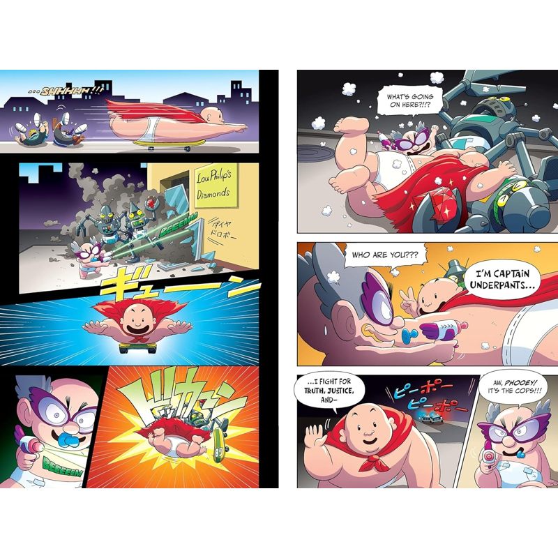 Sách Captain Underpants: The First Epic Manga