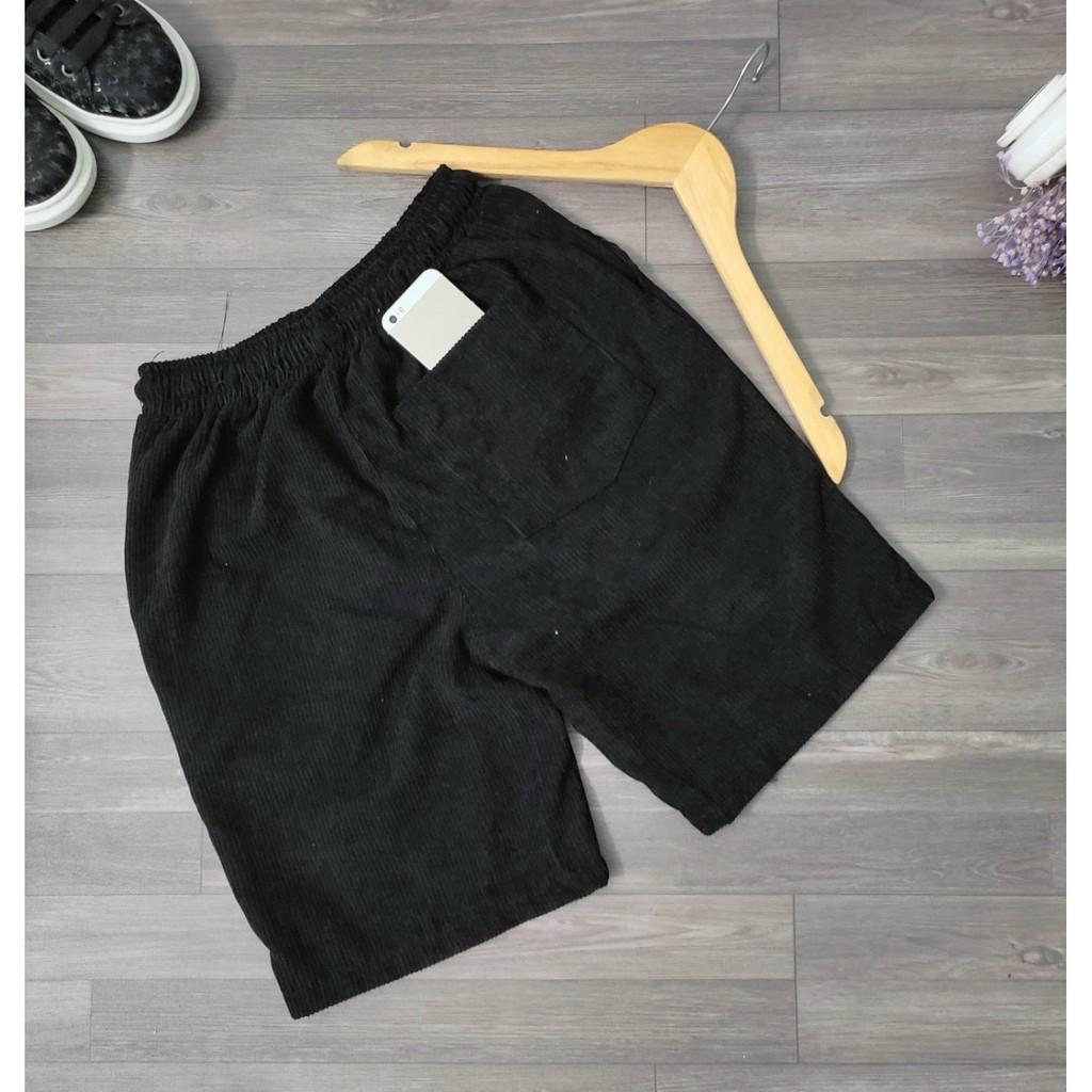 Quần Nhung THIFU FASHION Dáng Lửng Chất Tăm Mềm Co Giãn, In Hình Trơn Phù Hợp Cho Cả Nam Và Nữ