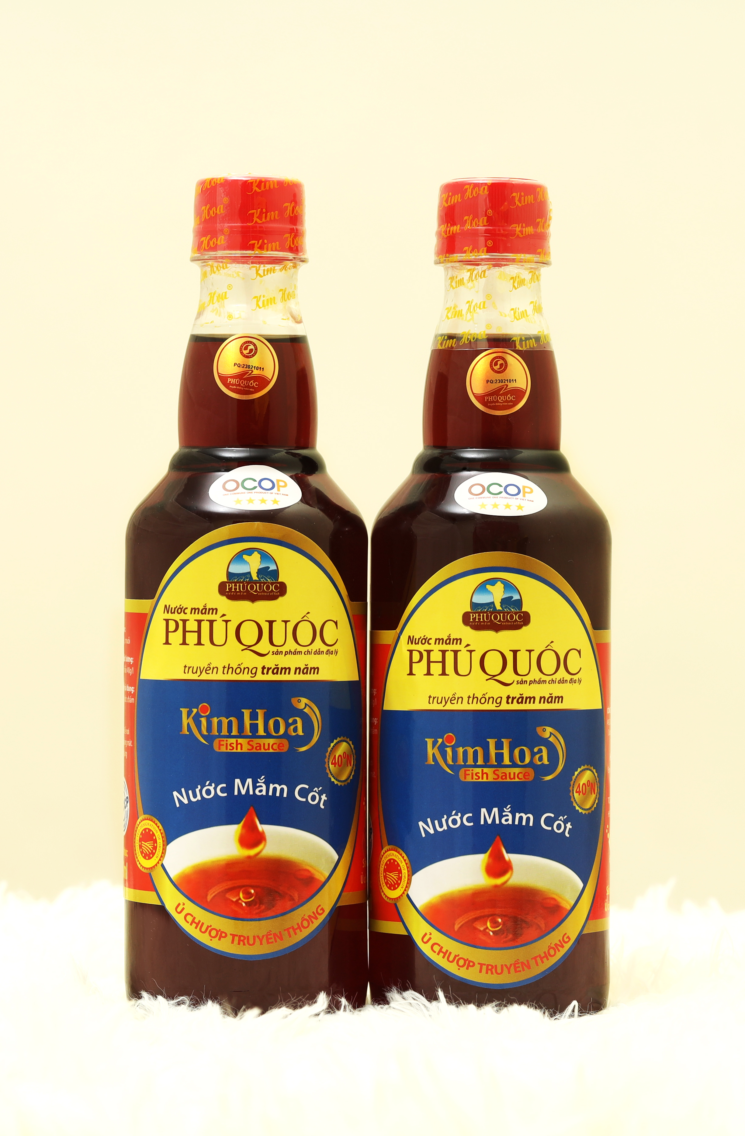 Nước mắm Cốt Kim Hoa Phú Quốc 40 đạm chai nhựa 500ml