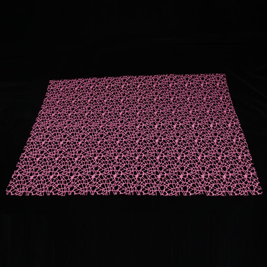Decorative Display Mat for Optical Retail Shop, Soft Rubber, 28x20" Rose Red