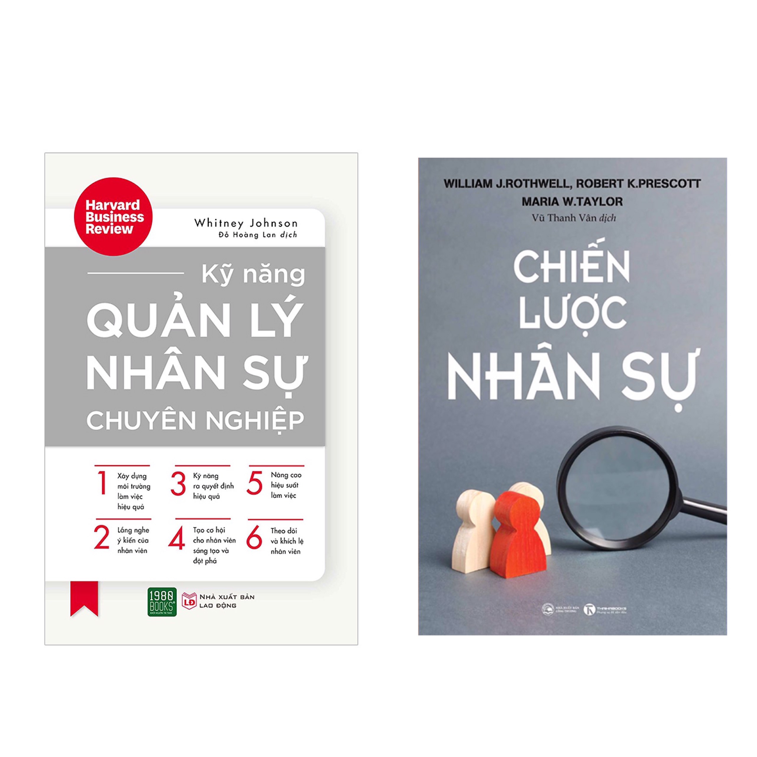 Combo 2 cuốn : Kỹ Năng Quản Lý Nhân Sự Chuyên Nghiệp + Chiến Lược Nhân Sự