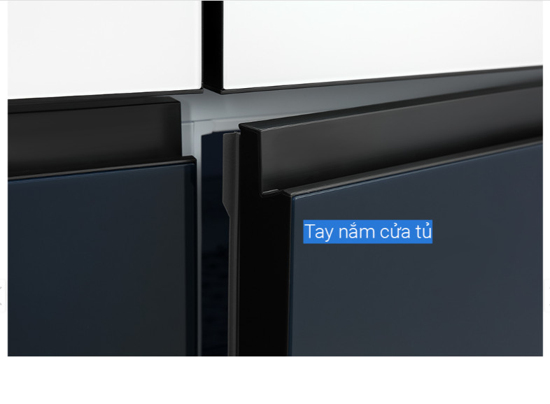 Tủ lạnh Samsung Inverter 599 lít Multi Door Bespoke RF60A91R177/SV - Hàng chính hãng - Chỉ giao Hà Nội