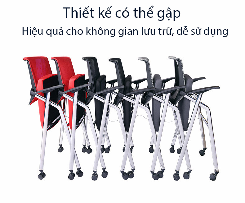 Ghế xếp liền bàn nhập khẩu thế hệ mới