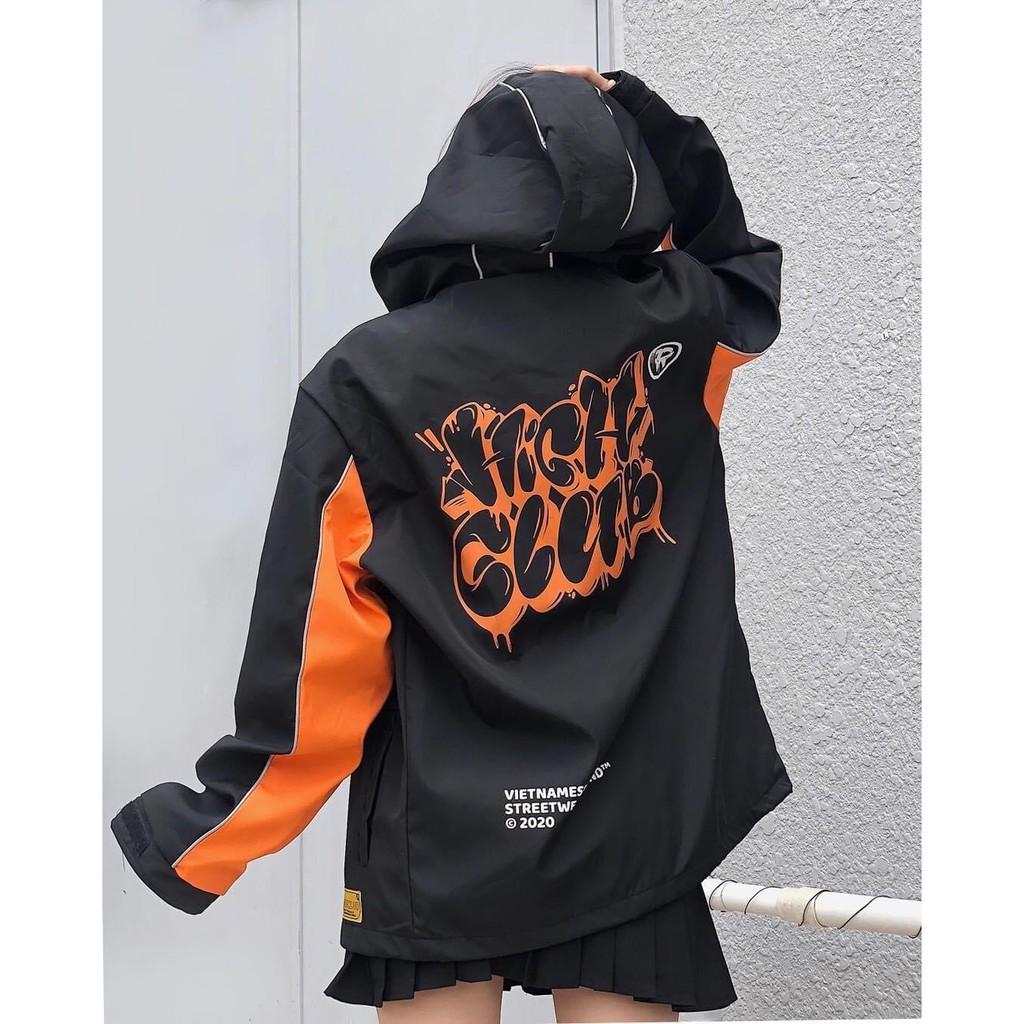 Áo khoác dù unisex form rộng 2020 Club nam nữ ulzzang WIND