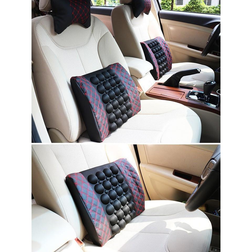 Đệm tựa lưng Massage trên Xe Hơi, Ô tô cắm tẩu 12v
