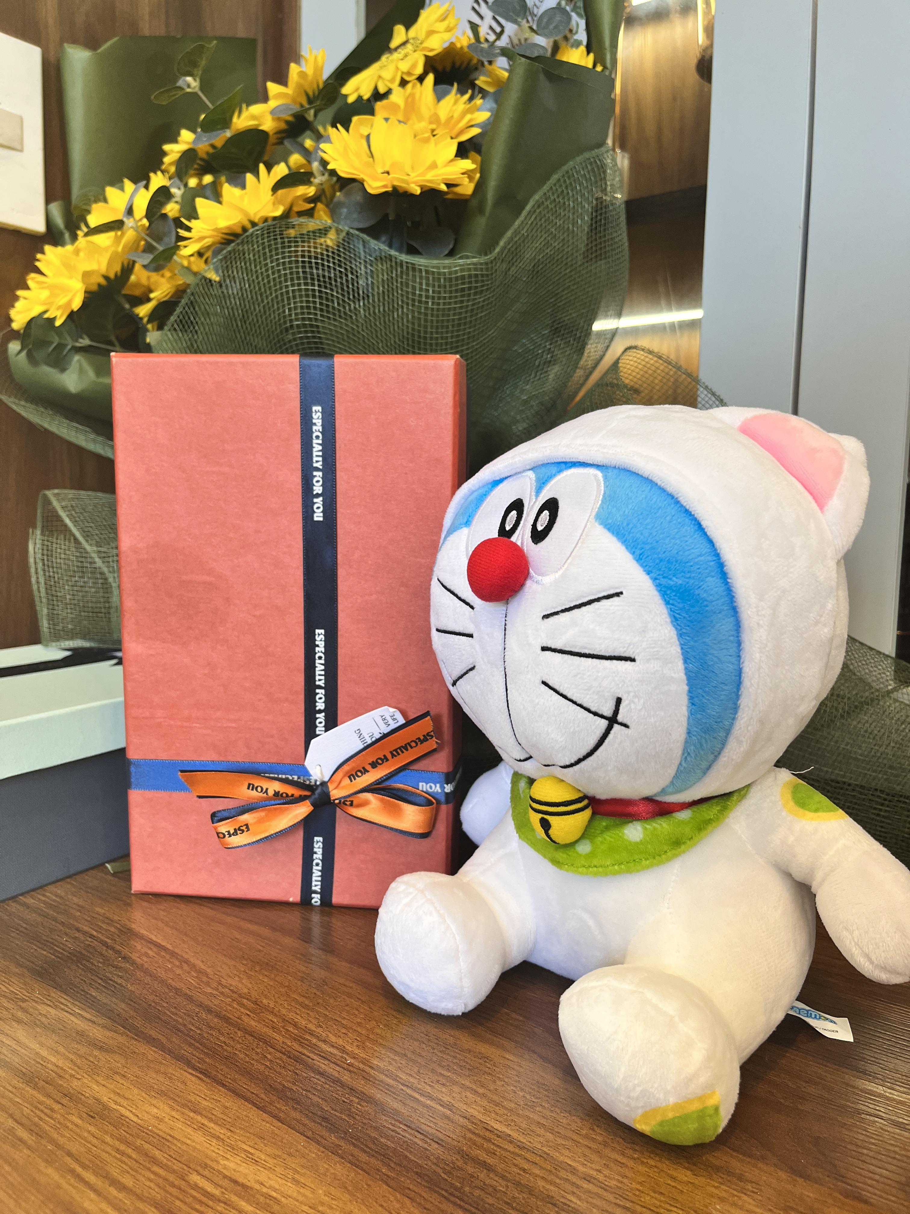 Gấu bông Doraemon Phiên bản Đặc Biệt Quý Mão 2023, Quà tết cho bé, Gấu bông nhỏ, Thú bông Doraemon cao 22cm - Sản Phẩm Có Bản Quyền, Phân Phối Bởi Teenbox