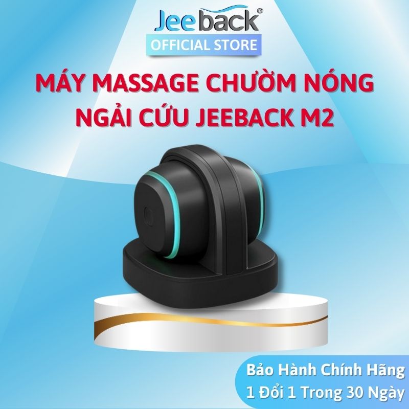 Máy massage chườm nóng ngải Jeeback M2 có thể chỉnh nhiệt độ, hỗ trợ giảm căng cơ đau nhức