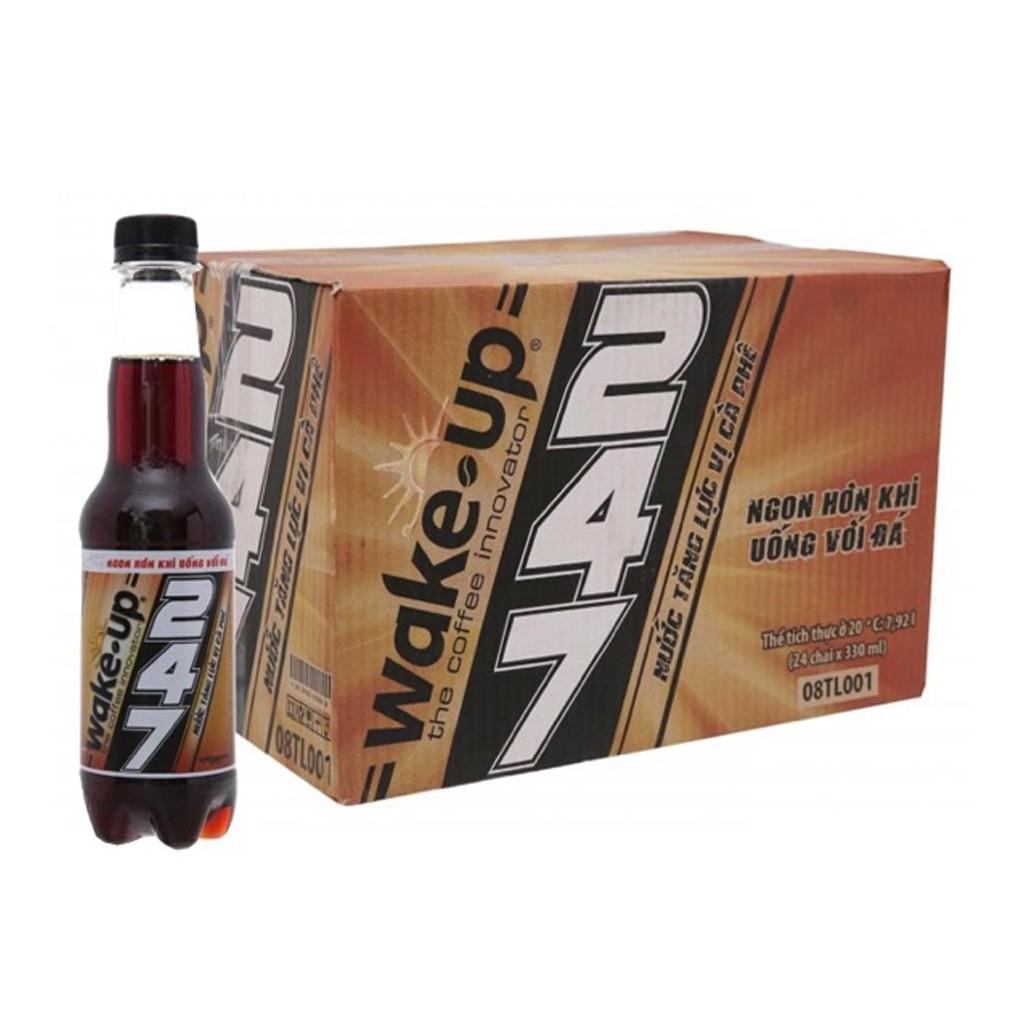 01 Chai 330ml Nước tăng lực Wake Up 247 vị cà phê.