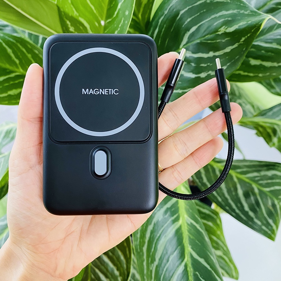 Pin Dự Phòng Mazer Infinite Boost Mag Stand Mini Qi Wireless MagAir12 10000mAh/15W Hàng Chính Hãng