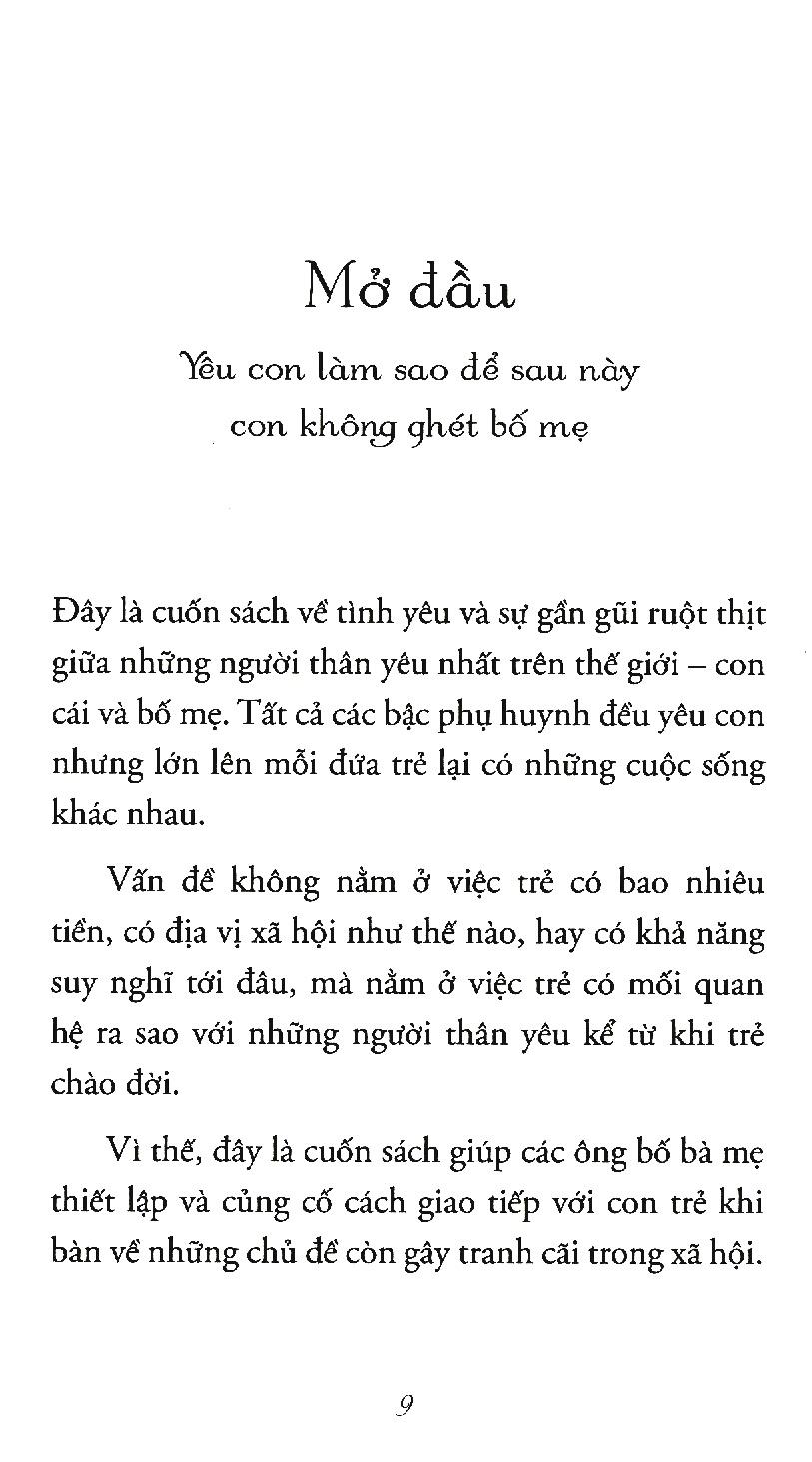 Yêu Thương Sai Cách Con Trách Cả Đời