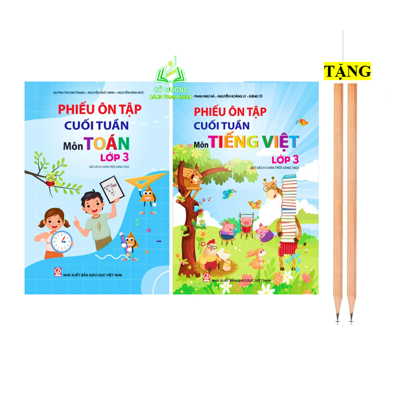 Sách - Cuốn Phiếu ôn tập cuối tuần môn Tiếng Việt Lớp 3 - Chân Trời Sáng Tạo - MN