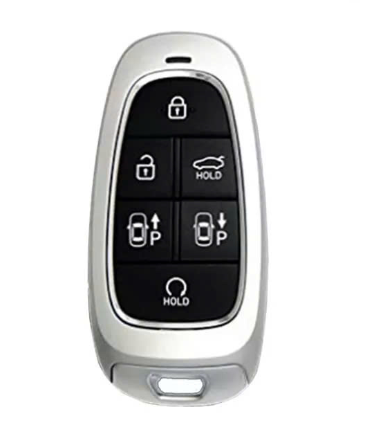 Bao da ép phom Handmade chìa khóa xe ô tô Hyundai TUCSON SANTAFE 6 nút bấm da bò thât giá tận xưởng (có bán sỉ) - hàng chính hãng