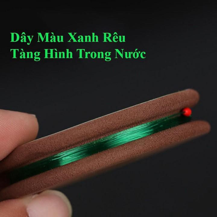 Dây trục câu đài có sẵn phao câu và lưỡi giả mồi giun DC4-B