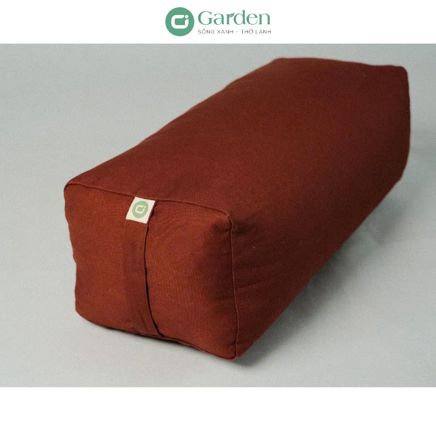 GỐI YOGA TRỊ LIỆU CAO CẤP- CHỮ NHẬT - VỎ VẢI CANVAS - RUỘT BÔNG GÒN TỰ NHIÊN - Ci Garden