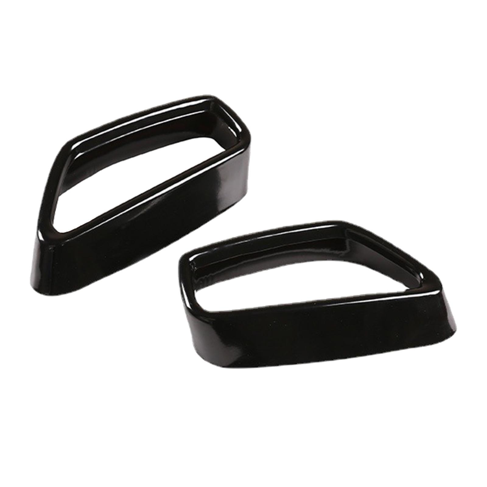 2Pcs Rear Exhaust  Pipe Cover Trim for  5 G30 G38 Decoration Black