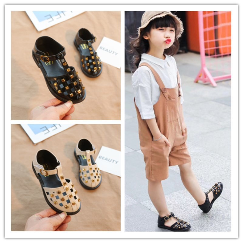 GIÀY SANDAL BÚP BÊ TÁN ĐINH CỰC XINH CHO BÉ