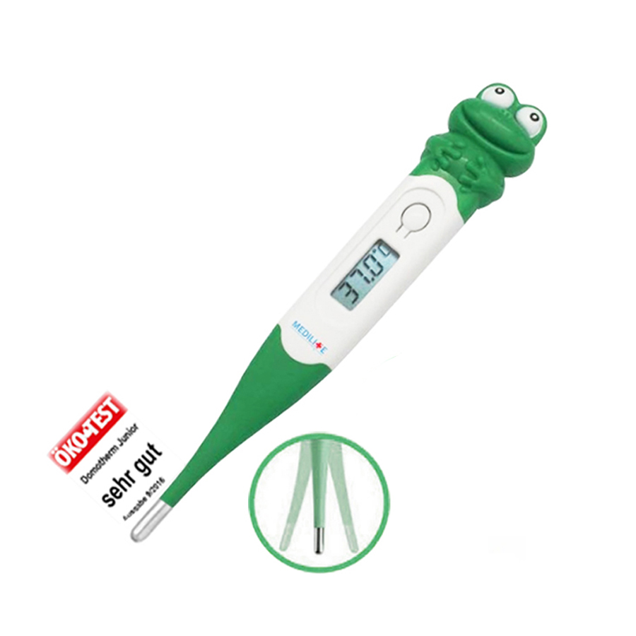 Nhiệt kế điện tử đầu mềm cao cấp Medilife Junior Frog