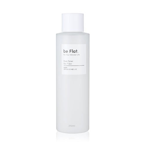 Nước cân bằng da Be Flat Pure Toner For 7 Skin 210ml cấp ẩm, làm sạch sâu, dịu nhẹ và ngăn ngừa lão hóa