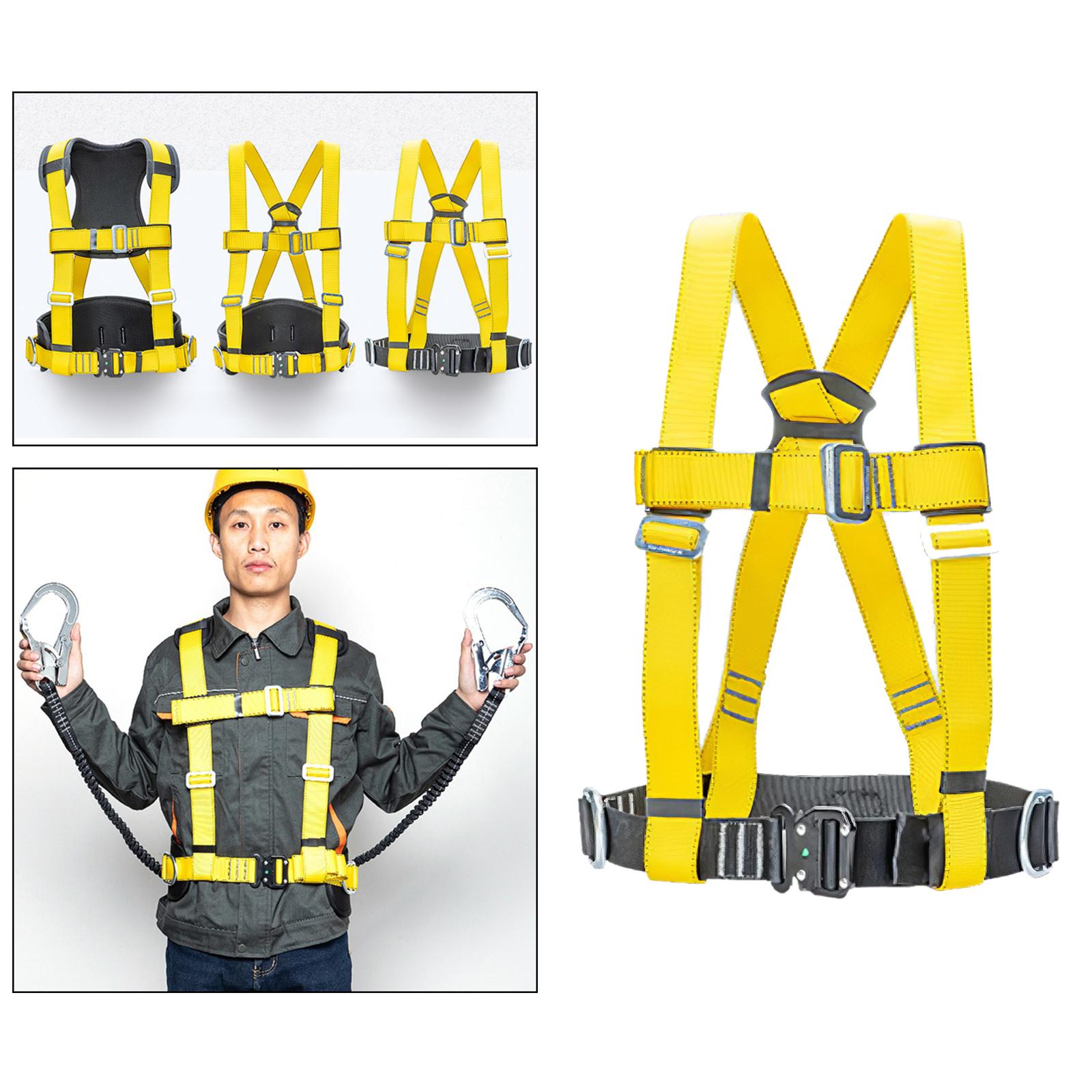 Half Body Waist Safety Belt Harness Survival Rope Explore Aerial Work A
