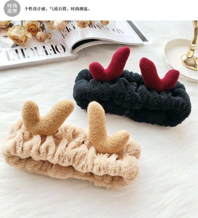 Băng Đô Turban Sừng Nai Makeup Trang Điểm Siêu Dễ Thương