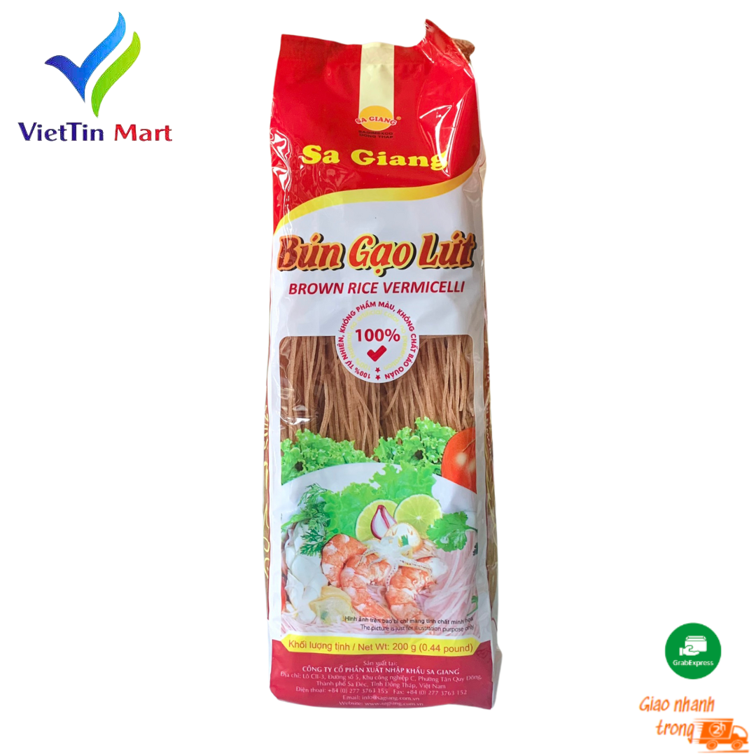 Bún Gạo Lứt Sa Giang 200g