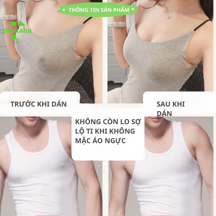 Miếng Dán Ngực Giấy Túi 10 Miếng Dán Ngực Chống Lộ Ti Khoe Vòng 1 Quyến Rũ PINKAHA 023