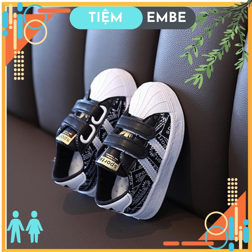 Giày trẻ em thể thao bé trai Sport quai dán, Giay tre em be trai đi chơi đi học cho bé 2 đến 5 tuổi