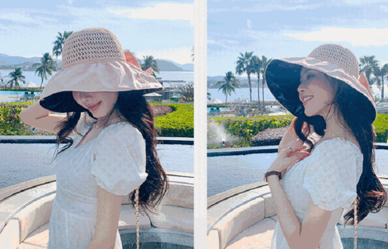 Mũ chống nắng chống tia uv phong cách Hàn mới, nón đi biển rộng vành