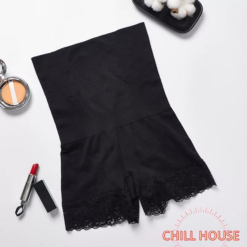 Hot-Quần Đùi Váy Gen Bụng Chống Cuộn viền ren - CHILLHOUSE