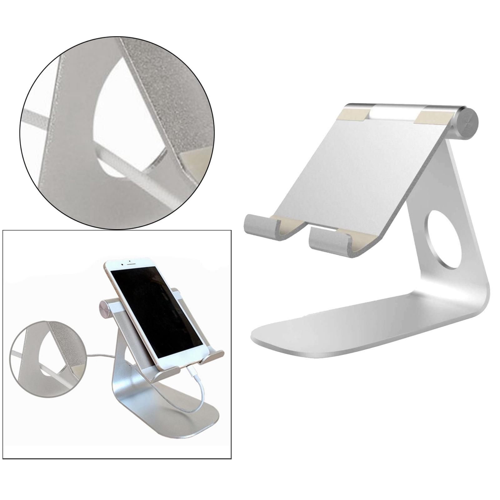 Foldable Phone Mount Mini Aluminum Alloy Adjustable Mobile Rack Phone Tablet Stand for Home Office Desktop Decoration