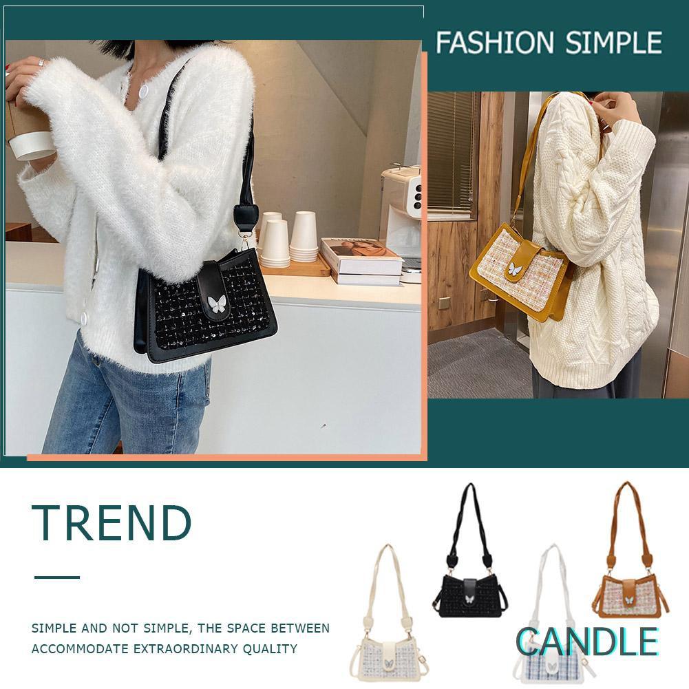 Túi Đeo Chéo Đính Kim Sa Lấp Lánh Sang Trọng